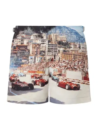 Orlebar Brown Bulldog Straight-Leg Mid-Length Printed Swim Shorts - Men | Thumbnail 1 Orlebar Brown Bulldog Straight-Leg Mid-Length Printed Swim Shorts - Men | Thumbnail 1
