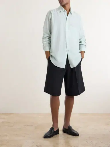 Auralee Cotton-Poplin Shirt - Men | Thumbnail 2 Auralee Cotton-Poplin Shirt - Men | Thumbnail 2