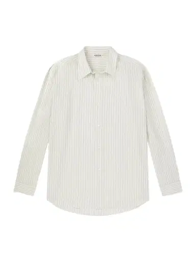 Auralee Striped Wool-Poplin Shirt - Men | Thumbnail 1 Auralee Striped Wool-Poplin Shirt - Men | Thumbnail 1