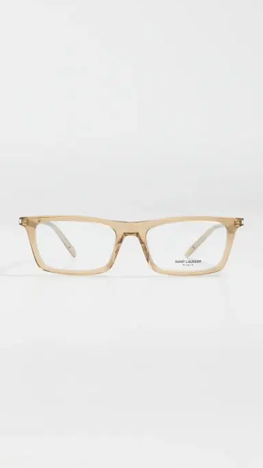 Saint Laurent SL 890 Betty Thin Optical Glasses Brown/Transparent One Size | Thumbnail 2 Saint Laurent SL 890 Betty Thin Optical Glasses Brown/Transparent One Size | Thumbnail 2