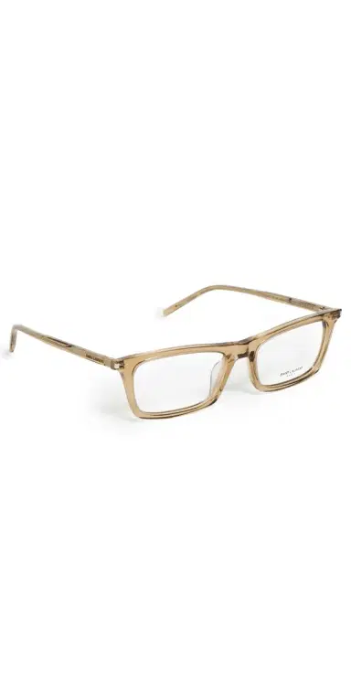 Saint Laurent SL 890 Betty Thin Optical Glasses Brown/Transparent One Size | Thumbnail 1 Saint Laurent SL 890 Betty Thin Optical Glasses Brown/Transparent One Size | Thumbnail 1