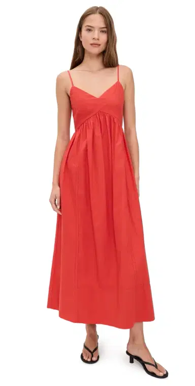 Jenni Kayne Peninsula Dress Tomato | Thumbnail 1 Jenni Kayne Peninsula Dress Tomato | Thumbnail 1