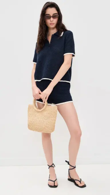Velvet Jenifer Shorts Navy | Thumbnail 5 Velvet Jenifer Shorts Navy | Thumbnail 5