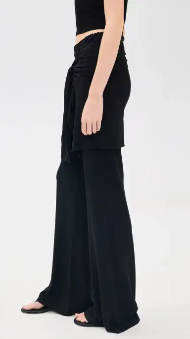 Beaufille Waist Tie Pants Black | Thumbnail 4 Beaufille Waist Tie Pants Black | Thumbnail 4