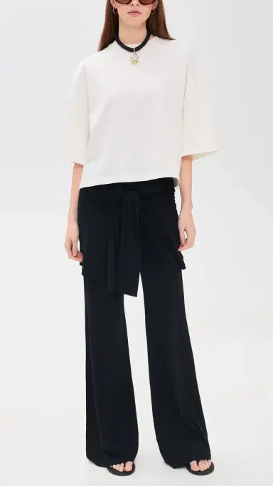Beaufille Waist Tie Pants Black | Thumbnail 5 Beaufille Waist Tie Pants Black | Thumbnail 5