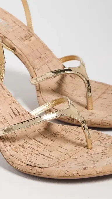 Paris Texas Lidia Slingbacks 70mm Gold-Naturale | Thumbnail 6 Paris Texas Lidia Slingbacks 70mm Gold-Naturale | Thumbnail 6