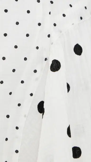 Another Girl Polka-Dot ix Gathered Hip Mini Dress White | Thumbnail 6 Another Girl Polka-Dot ix Gathered Hip Mini Dress White | Thumbnail 6