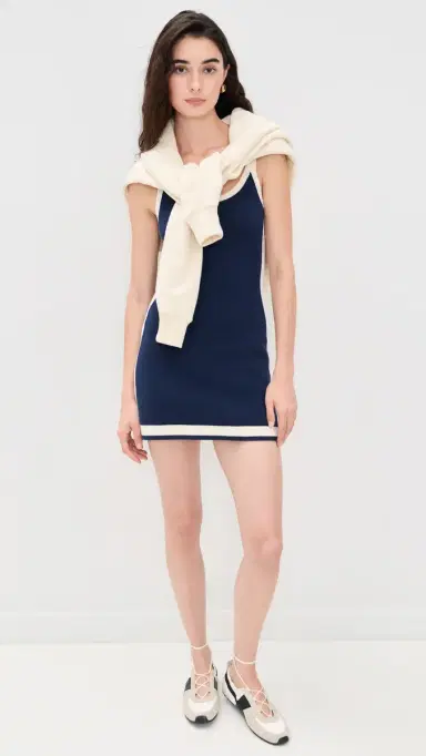 The Upside Lori Knit Mini Dress Navy | Thumbnail 5 The Upside Lori Knit Mini Dress Navy | Thumbnail 5