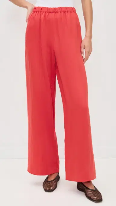 Jenni Kayne Summer Demi Pants Tomato | Thumbnail 2 Jenni Kayne Summer Demi Pants Tomato | Thumbnail 2