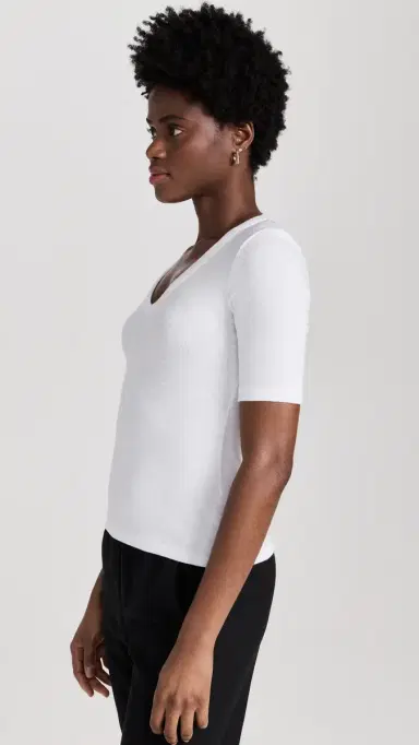 ENZA COSTA Textured Rib Top White S | Thumbnail 4 ENZA COSTA Textured Rib Top White S | Thumbnail 4