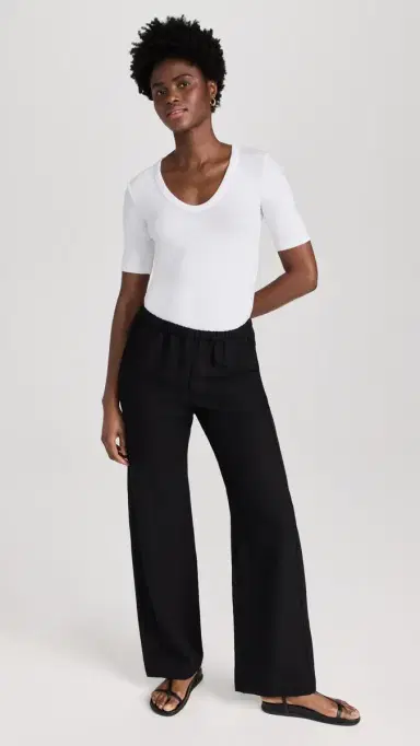 ENZA COSTA Textured Rib Top White S | Thumbnail 5 ENZA COSTA Textured Rib Top White S | Thumbnail 5
