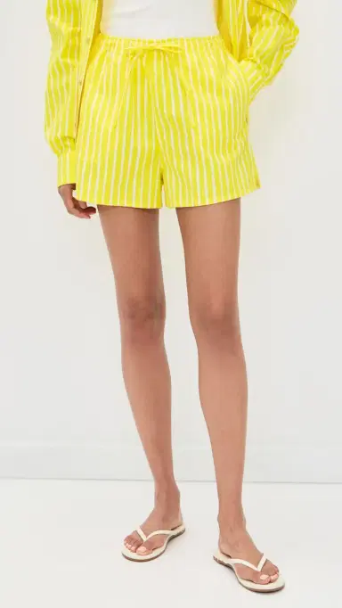 Marimekko Diagonaali Piccolo Kioski Shorts Yellow/White | Thumbnail 2 Marimekko Diagonaali Piccolo Kioski Shorts Yellow/White | Thumbnail 2
