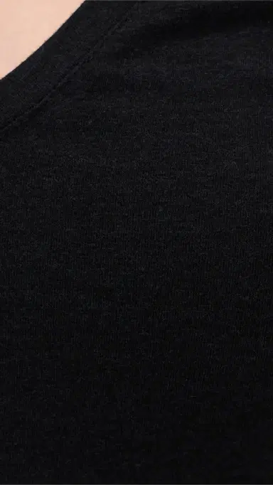 James Perse V Neck Cropped Tee Black | Thumbnail 6 James Perse V Neck Cropped Tee Black | Thumbnail 6