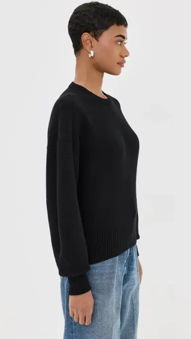 Another Tomorrow Cashmere Knit Sweatshirt | Thumbnail 4 Another Tomorrow Cashmere Knit Sweatshirt | Thumbnail 4