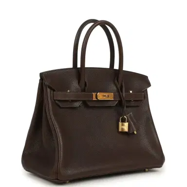 HERMÈS Hermes Birkin 30 Ebene Barenia Faubourg Gold Hardware | Thumbnail 2 HERMÈS Hermes Birkin 30 Ebene Barenia Faubourg Gold Hardware | Thumbnail 2