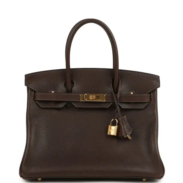 Hermes Birkin 30 Ebene Barenia Faubourg Gold Hardware Hermes Birkin 30 Ebene Barenia Faubourg Gold Hardware