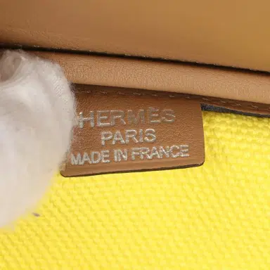 HERMÈS Hermes Birkin Cargo 35 Jaune Citron Toile and Chai Swift Palladium Hardware | Thumbnail 9 HERMÈS Hermes Birkin Cargo 35 Jaune Citron Toile and Chai Swift Palladium Hardware | Thumbnail 9