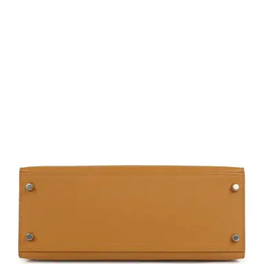 HERMÈS Hermes Kelly Sellier 28 Sesame Epsom Palladium Hardware | Thumbnail 6 HERMÈS Hermes Kelly Sellier 28 Sesame Epsom Palladium Hardware | Thumbnail 6