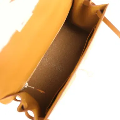 HERMÈS Hermes Kelly Sellier 28 Sesame Epsom Palladium Hardware | Thumbnail 8 HERMÈS Hermes Kelly Sellier 28 Sesame Epsom Palladium Hardware | Thumbnail 8