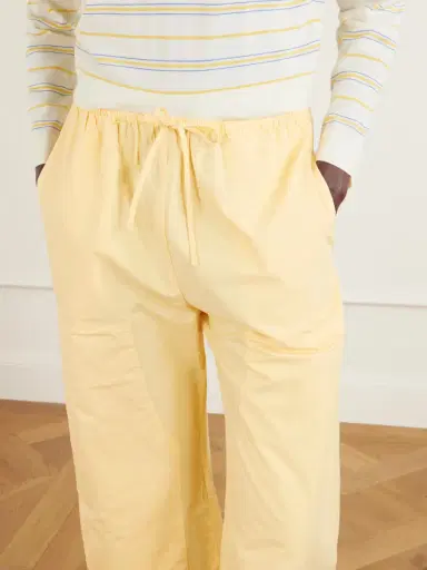 LESET Kyoto Cotton-poplin Low-rise Wide-leg Pants | Thumbnail 4 LESET Kyoto Cotton-poplin Low-rise Wide-leg Pants | Thumbnail 4