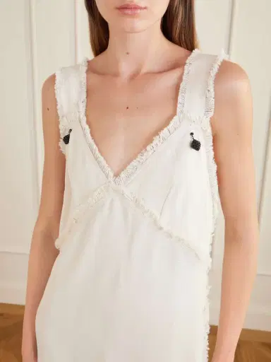 TOTEME Crepon Maxi Dress | Thumbnail 4 TOTEME Crepon Maxi Dress | Thumbnail 4