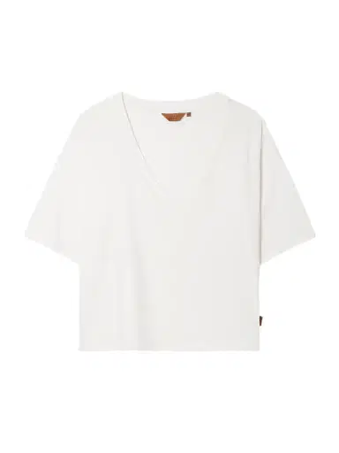 Jamie Haller The V Tee Oversized Cotton-jersey T-shirt | Thumbnail 1 Jamie Haller The V Tee Oversized Cotton-jersey T-shirt | Thumbnail 1