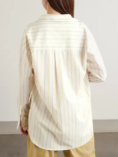Jamie Haller The Essential Striped Cotton-poplin Shirt | Thumbnail 4 Jamie Haller The Essential Striped Cotton-poplin Shirt | Thumbnail 4