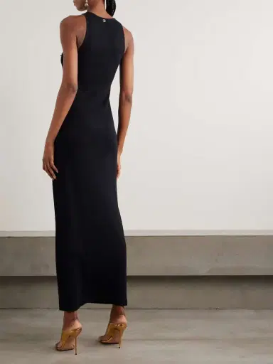 Rabanne Embellished Stretch-cotton Jersey Midi Dress | Thumbnail 3 Rabanne Embellished Stretch-cotton Jersey Midi Dress | Thumbnail 3