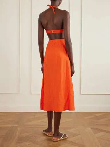 Eres Amusante Linen Midi Skirt | Thumbnail 3 Eres Amusante Linen Midi Skirt | Thumbnail 3