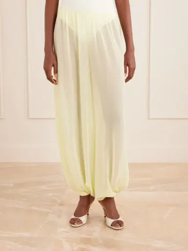 The Frankie Shop Mio Crepe Wide-leg Pants | Thumbnail 3 The Frankie Shop Mio Crepe Wide-leg Pants | Thumbnail 3