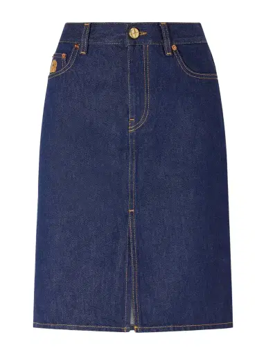 Blazé Milano Denim Midi Skirt | Thumbnail 1 Blazé Milano Denim Midi Skirt | Thumbnail 1