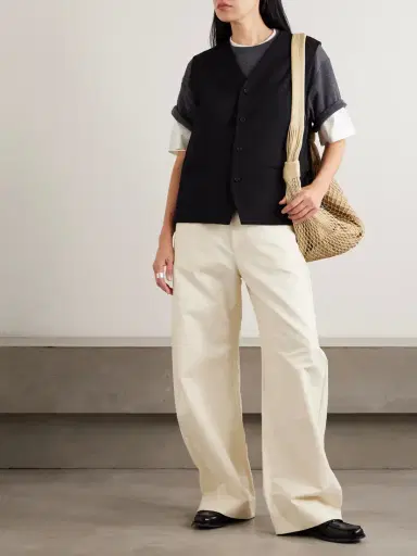 ssstein Belted Wool-gabardine Vest | Thumbnail 2 ssstein Belted Wool-gabardine Vest | Thumbnail 2