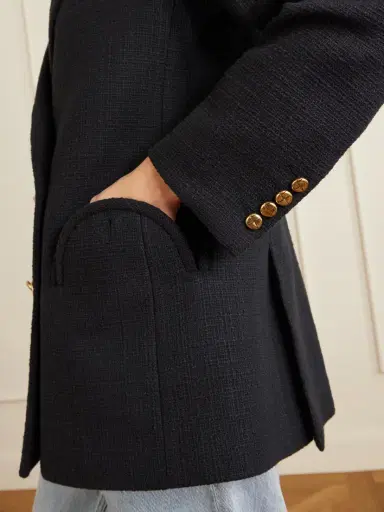 Blazé Milano Missy Everynight Cotton-blend Tweed Blazer | Thumbnail 4 Blazé Milano Missy Everynight Cotton-blend Tweed Blazer | Thumbnail 4
