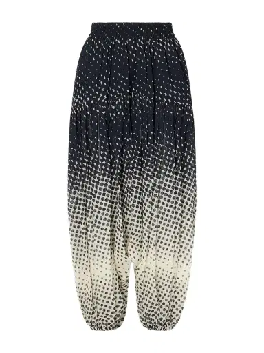 Christopher John Rogers Halftone Polka-dot Chiffon Tapered Pants | Thumbnail 1 Christopher John Rogers Halftone Polka-dot Chiffon Tapered Pants | Thumbnail 1