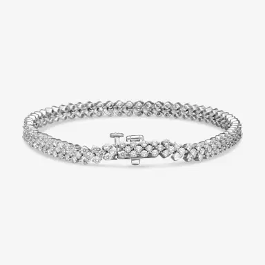 Ina Mar Ina Mar 14K White 3.50 ctw Gold Diamond Tennis Bracelet by The Solist | Thumbnail 3 Ina Mar Ina Mar 14K White 3.50 ctw Gold Diamond Tennis Bracelet by The Solist | Thumbnail 3
