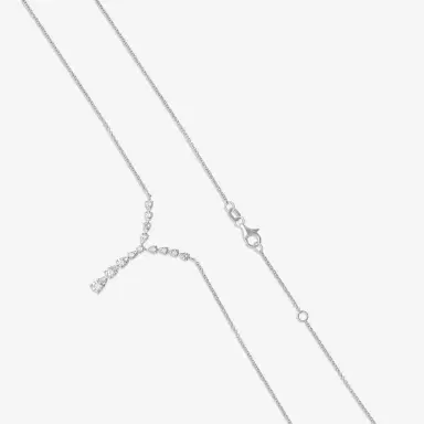 Ina Mar Ina Mar 14K White Gold 0.85 ctw Diamond Lariat Necklace by The Solist | Thumbnail 3 Ina Mar Ina Mar 14K White Gold 0.85 ctw Diamond Lariat Necklace by The Solist | Thumbnail 3