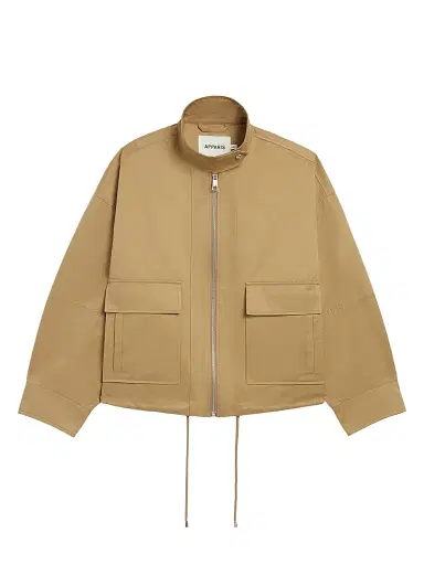 Apparis Women's Kate Cotton-Blend Bomber Jacket - Olive - Size XL | Thumbnail 1 Apparis Women's Kate Cotton-Blend Bomber Jacket - Olive - Size XL | Thumbnail 1