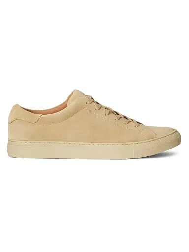 Polo Ralph Lauren Men's Jermain Suede Low-Top Sneakers - Bone | Thumbnail 1 Polo Ralph Lauren Men's Jermain Suede Low-Top Sneakers - Bone | Thumbnail 1