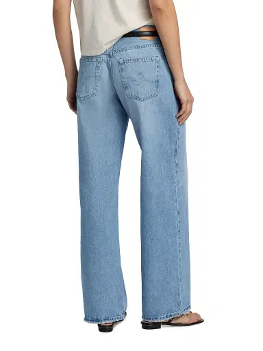 AG Jeans Women's Adria Distressed Low-Rise Wide-Leg Jeans | Thumbnail 5 AG Jeans Women's Adria Distressed Low-Rise Wide-Leg Jeans | Thumbnail 5