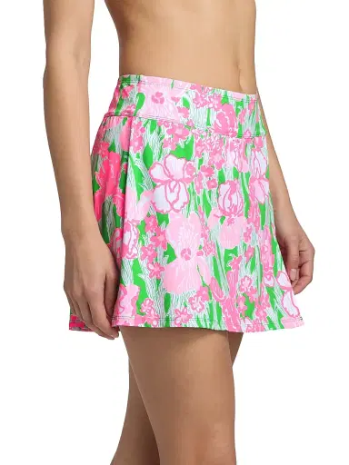 Lilly Pulitzer Women's Kellyann Floral Swim Skirt - Putting Green Hannah - Size 12 | Thumbnail 4 Lilly Pulitzer Women's Kellyann Floral Swim Skirt - Putting Green Hannah - Size 12 | Thumbnail 4