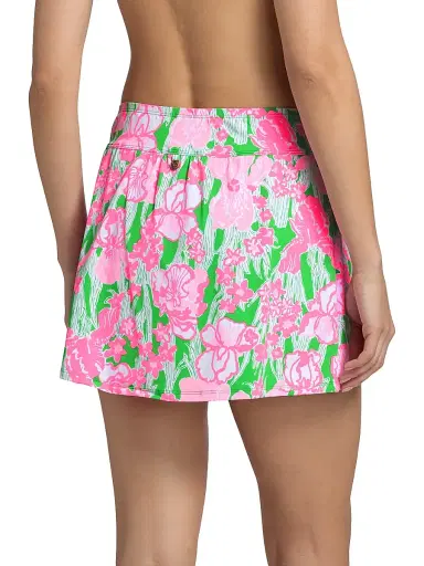 Lilly Pulitzer Women's Kellyann Floral Swim Skirt - Putting Green Hannah - Size 12 | Thumbnail 5 Lilly Pulitzer Women's Kellyann Floral Swim Skirt - Putting Green Hannah - Size 12 | Thumbnail 5