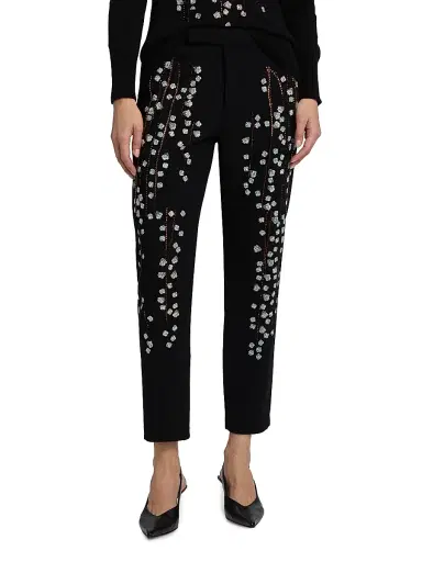 Libertine Women's Sakura Wool Narrow Trousers - Black - Size Large | Thumbnail 3 Libertine Women's Sakura Wool Narrow Trousers - Black - Size Large | Thumbnail 3