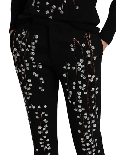 Libertine Women's Sakura Wool Narrow Trousers - Black - Size Large | Thumbnail 6 Libertine Women's Sakura Wool Narrow Trousers - Black - Size Large | Thumbnail 6