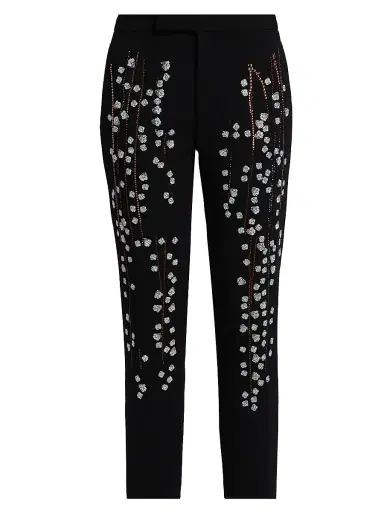 Libertine Women's Sakura Wool Narrow Trousers - Black - Size Large | Thumbnail 1 Libertine Women's Sakura Wool Narrow Trousers - Black - Size Large | Thumbnail 1