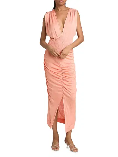 Et Ochs Women's Lennon Knit Midi-Dress - Rose - Size XL | Thumbnail 2 Et Ochs Women's Lennon Knit Midi-Dress - Rose - Size XL | Thumbnail 2