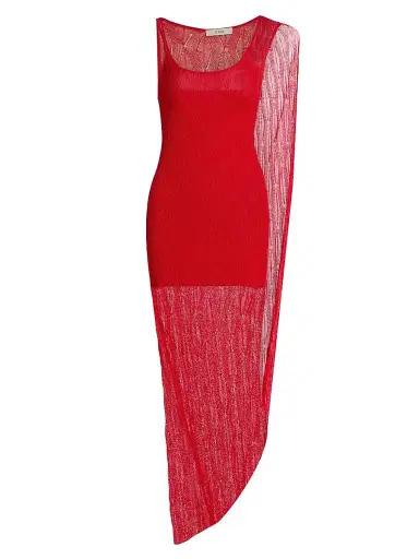 Et Ochs Women's Lane Knit Midi-Dress - Tomato - Size XL | Thumbnail 1 Et Ochs Women's Lane Knit Midi-Dress - Tomato - Size XL | Thumbnail 1