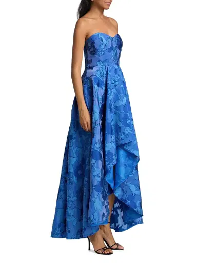As It May Women's Celia Strapless Jacquard Gown - Moroccan French | Thumbnail 4 As It May Women's Celia Strapless Jacquard Gown - Moroccan French | Thumbnail 4