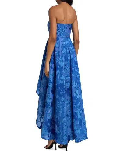 As It May Women's Celia Strapless Jacquard Gown - Moroccan French | Thumbnail 5 As It May Women's Celia Strapless Jacquard Gown - Moroccan French | Thumbnail 5