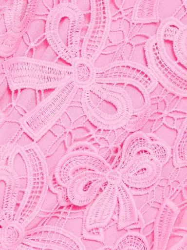 As It May Women's Gabrielle Floral Lace Midi-Dress - Bubble Gum | Thumbnail 7 As It May Women's Gabrielle Floral Lace Midi-Dress - Bubble Gum | Thumbnail 7