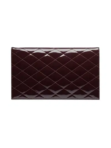 Saint Laurent Women's Paris Pouch in Patent Leather - Almond Glaze | Thumbnail 2 Saint Laurent Women's Paris Pouch in Patent Leather - Almond Glaze | Thumbnail 2